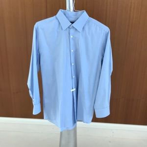 Boss light blue shirt